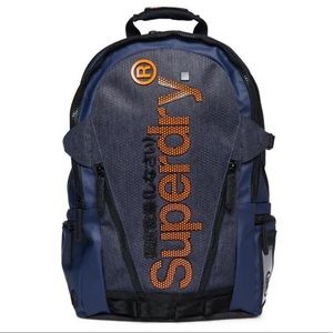 SUPERDRY HONEYCOMB TARP BACKPACK IN DARK NAVY